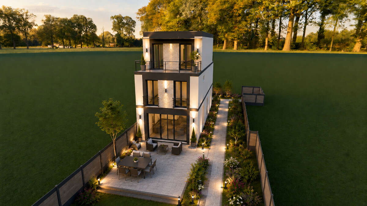 Terrain  plat constructible  le  parc saint des-fosses de 289 m² - photo 2