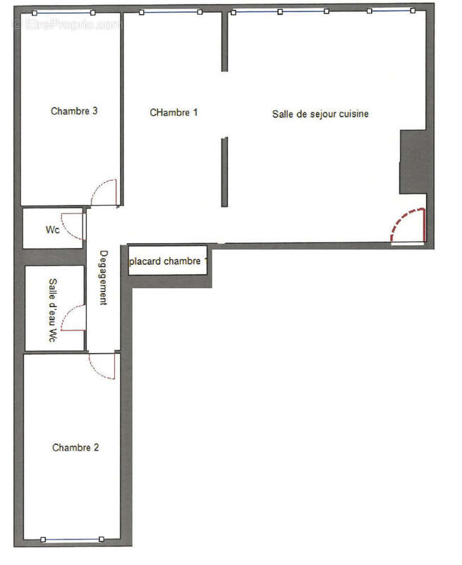 Appartement à COURBEVOIE