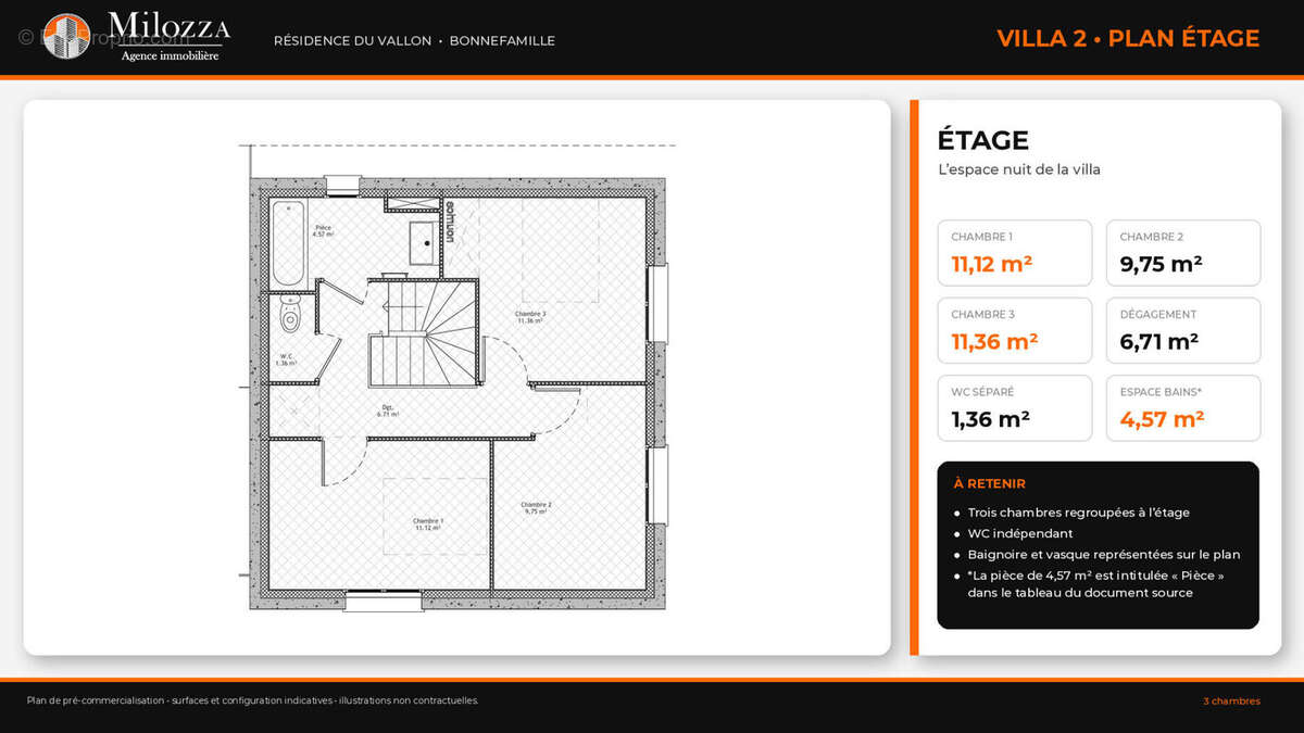 Bonnefamille - Maison neuve T4 de 90,69 m² - parcelle 446,24 m² - photo 5