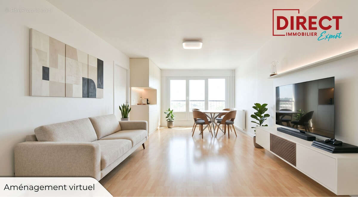 Appartement 3p + parking + cave - photo 3