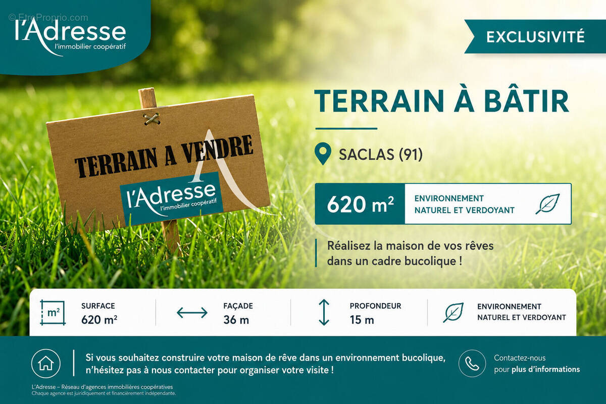 Terrain à SACLAS