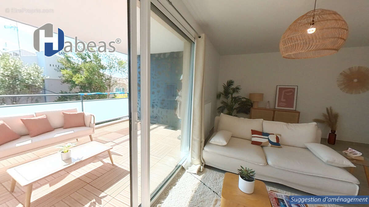 Appartement T3 de 62 m² avec Terrasse de 21.15 m² et deux parkings - photo 7