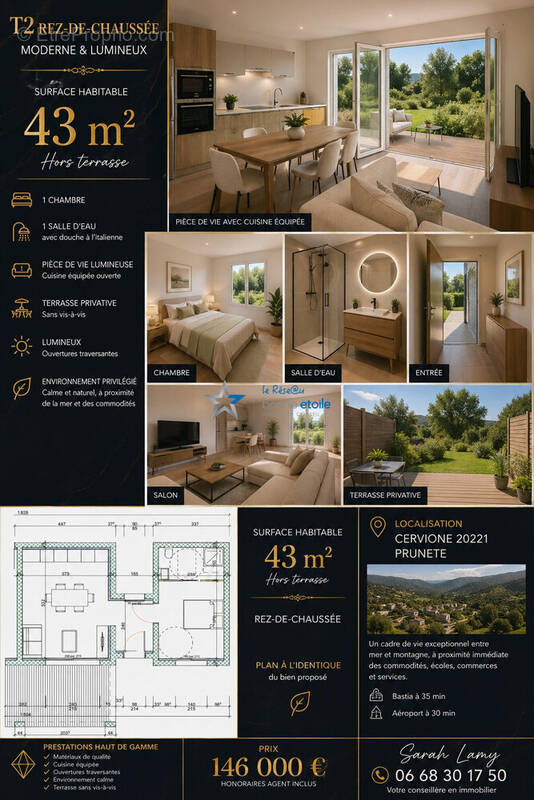 Appartement à CERVIONE