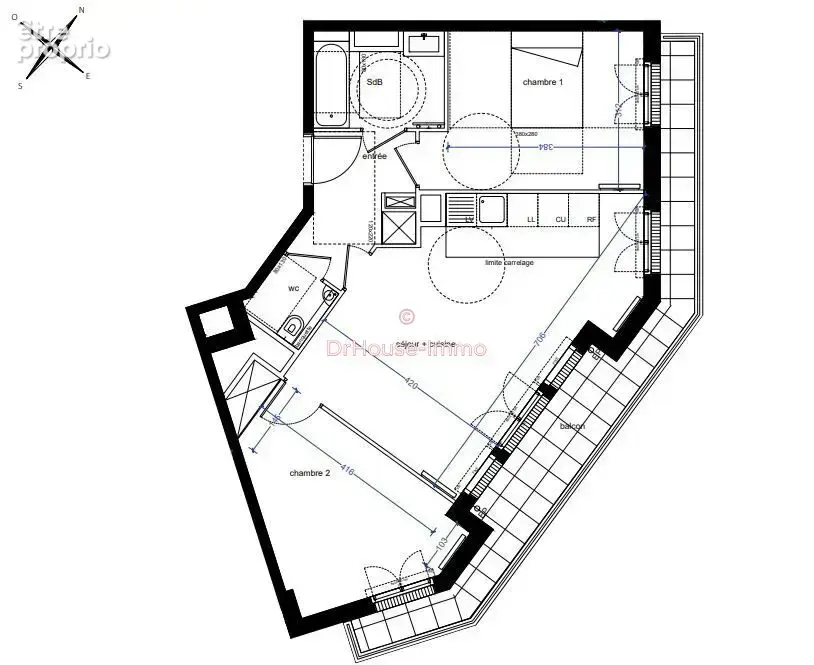 Appartement 61 m² à Asnieres-Sur-Seine  - photo 15