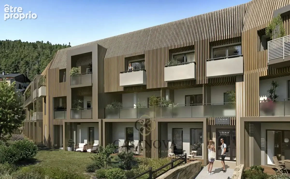 T2 Cabine au pied des pistes LES ANGLES - loggia et stationnement - photo 3