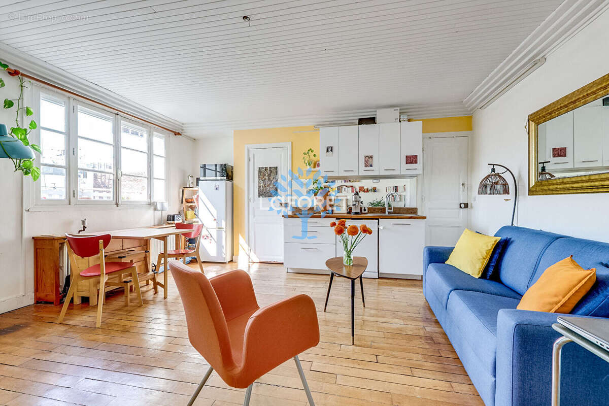 Appartement Paris 2 pièces 45 m2 75020 maraîchers T2 - photo 4