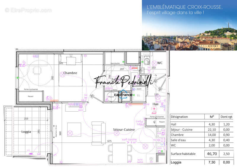 Appartement à LYON-4E