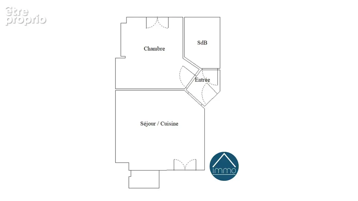 Appartement 2 pièces - 28.42m² - Cave - photo 6
