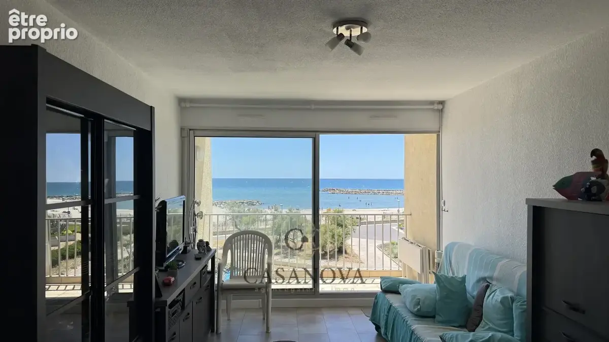 Appartement première ligne vue mer avec terrasse et parking à Palavas-les-Flots - photo 8
