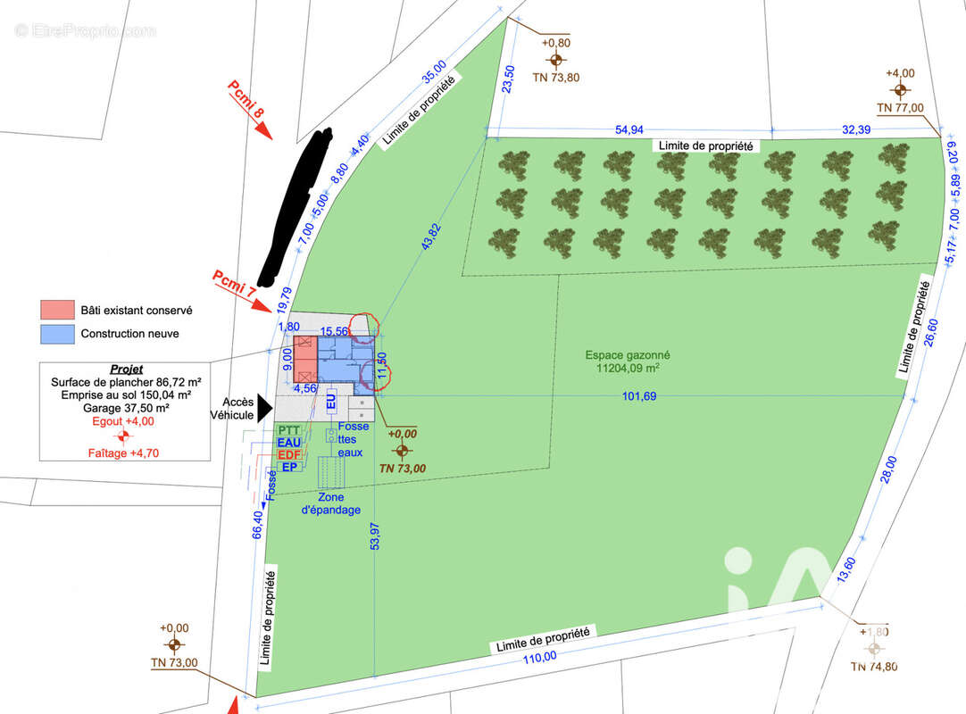 Photo 3 - Terrain à BELLEBAT