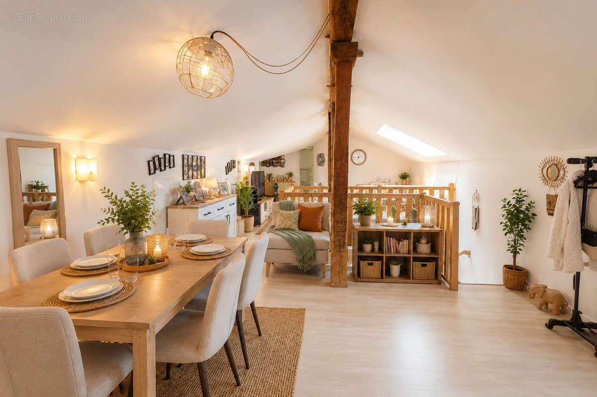 Hasparren - Appartement T4 en dernier étage avec jardin de 77m2 - photo 6