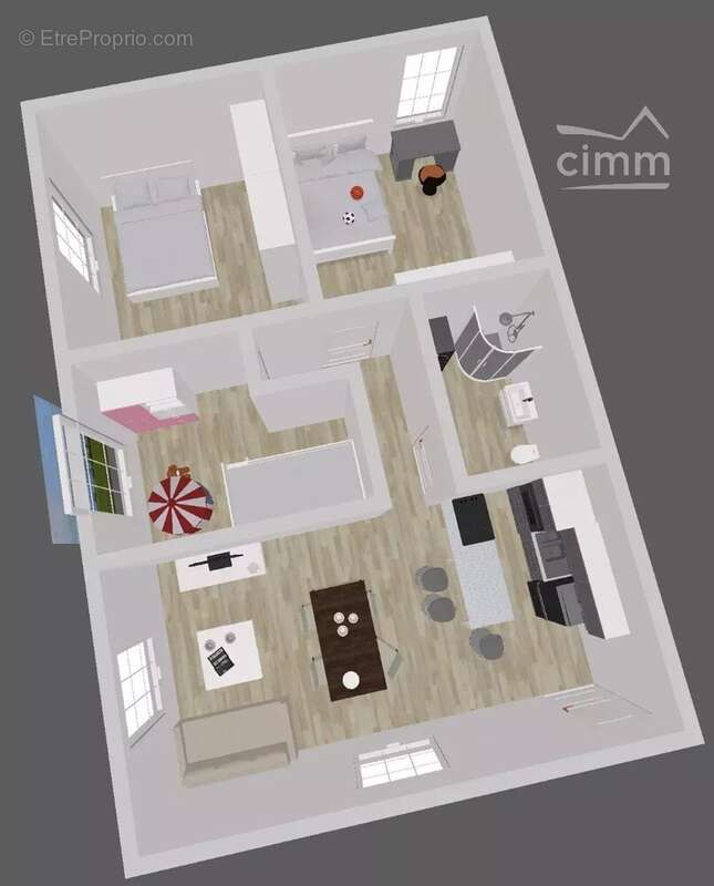 Appartement à SAINT-MARTIN-D'HERES