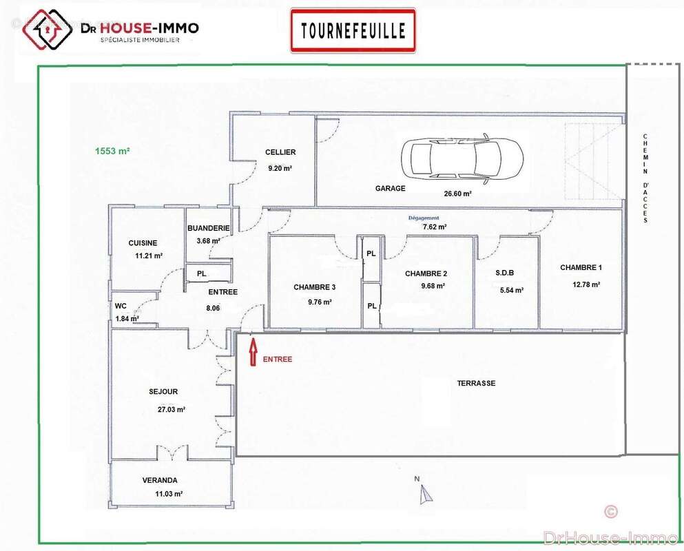 Maison à TOURNEFEUILLE