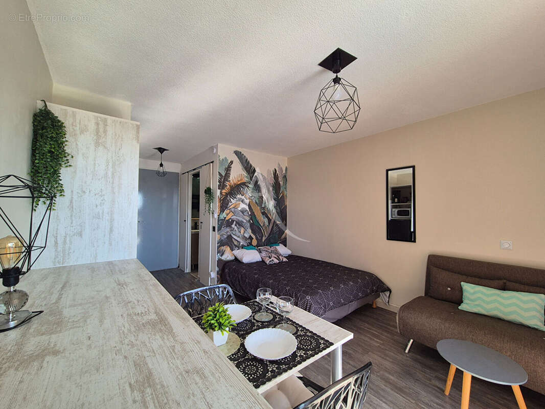 Appartement Balaruc Les Bains 1 pièce(s) 20 m2 avec terrasse et piscine - photo 3