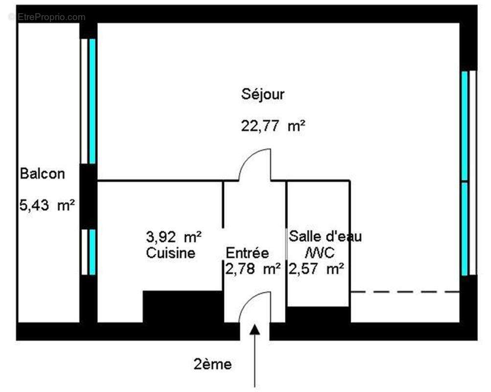 Appartement à PARIS-18E