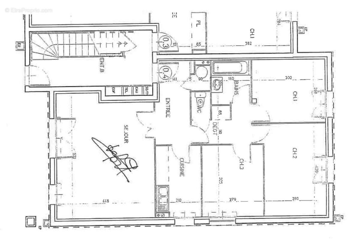 Appartement à CLAVETTE