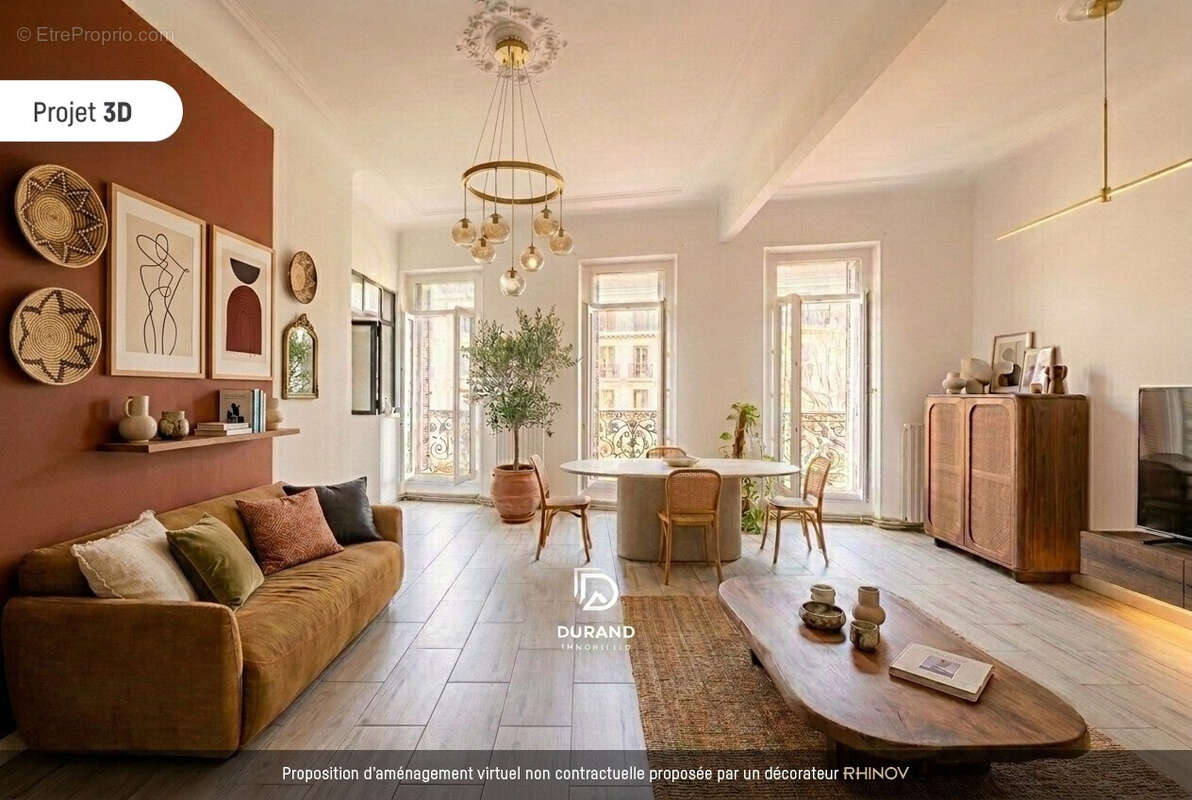 Appartement - type 3 - republique / boulevard des dames - 13002 marseille - photo 3