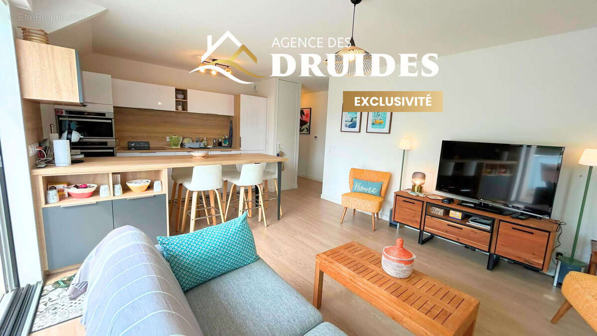 Exclusivité Agence des Druides - Carnac entre bourg et plage, Superbe Appartement 3 pièces clefs en main, terrasse spacieuse, pl - photo 10