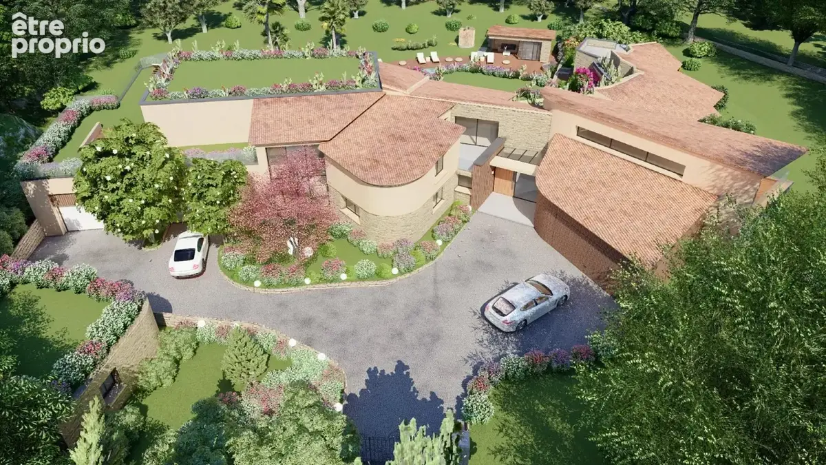 Mougins - Le Parc: 10.046 m2 terrain avec Villa 327 m2 ou Villa neuf 1040 m2 avec piscine au calme - photo 2