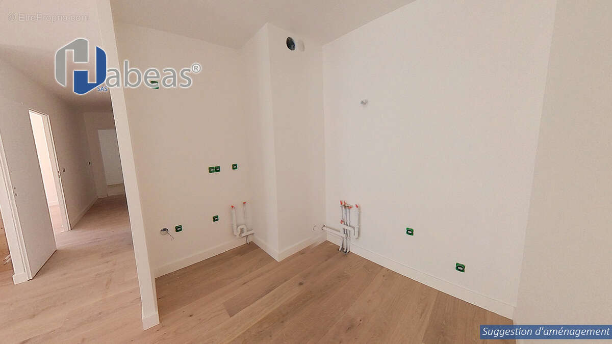 T3 avec 1 chambre plus 2 cabines , 63.71m², Balcon 5,58m², Casier à Ski, cellier - photo 8