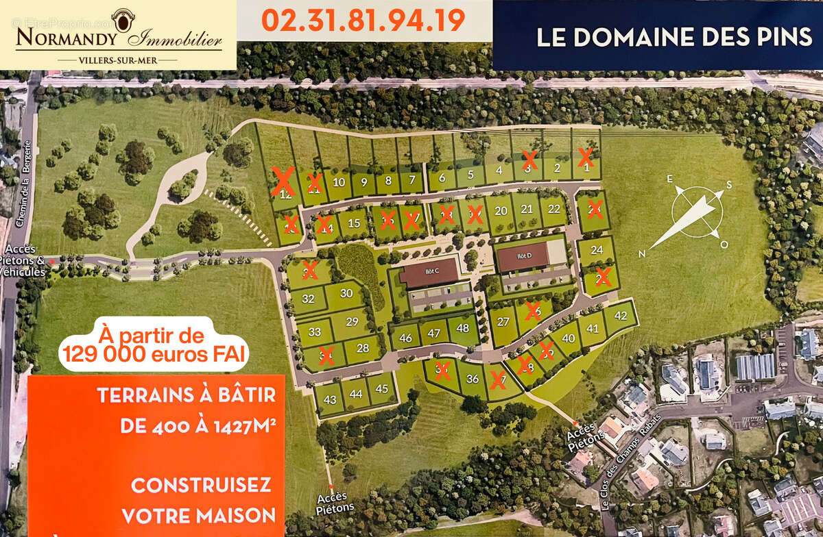 Terrain à VILLERS-SUR-MER