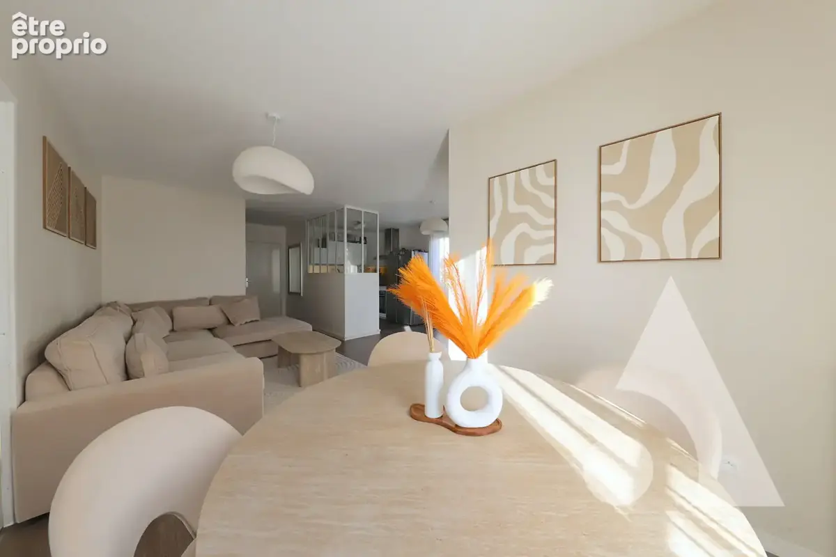 F4 avec 3 chambres, terrasse et parking privé - photo 3