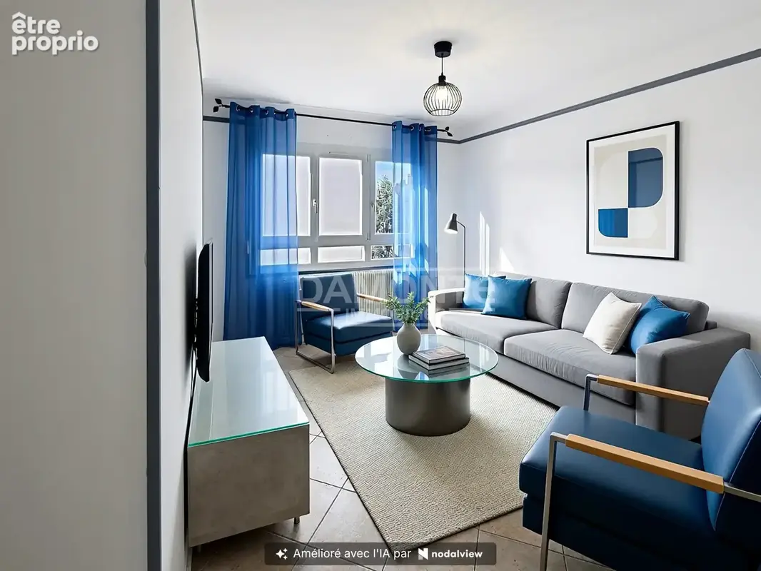 Appartement T3   52,23 m2   2 chambres   Dernier étage - photo 2