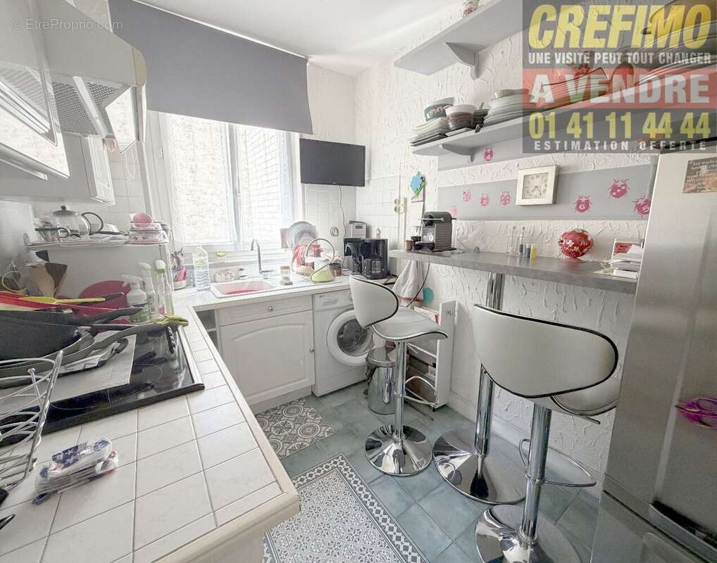 Appartement deux pièces à vendre à Asnières-sur-Seine - agence immobilière CREFIMO - photo 3