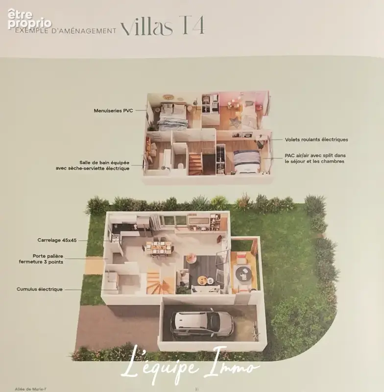 Villa T4 duplex en pleine propriété, avec jardin alliant confort et modernité - photo 4