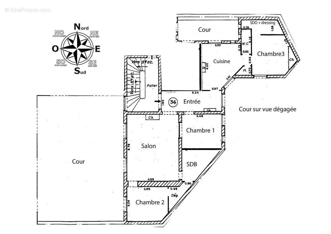 Appartement à PARIS-8E