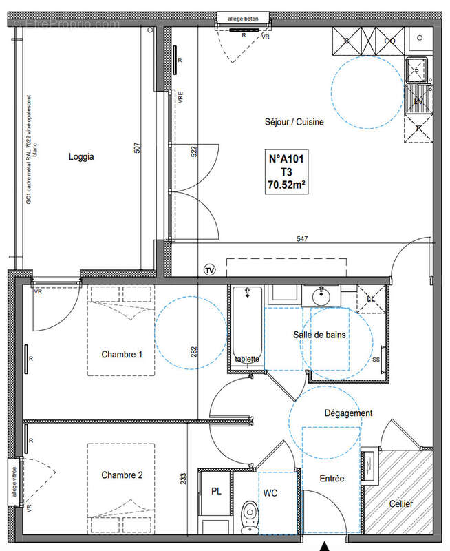 Appartement T3 - Saint-Jean-de-Védas - photo 3