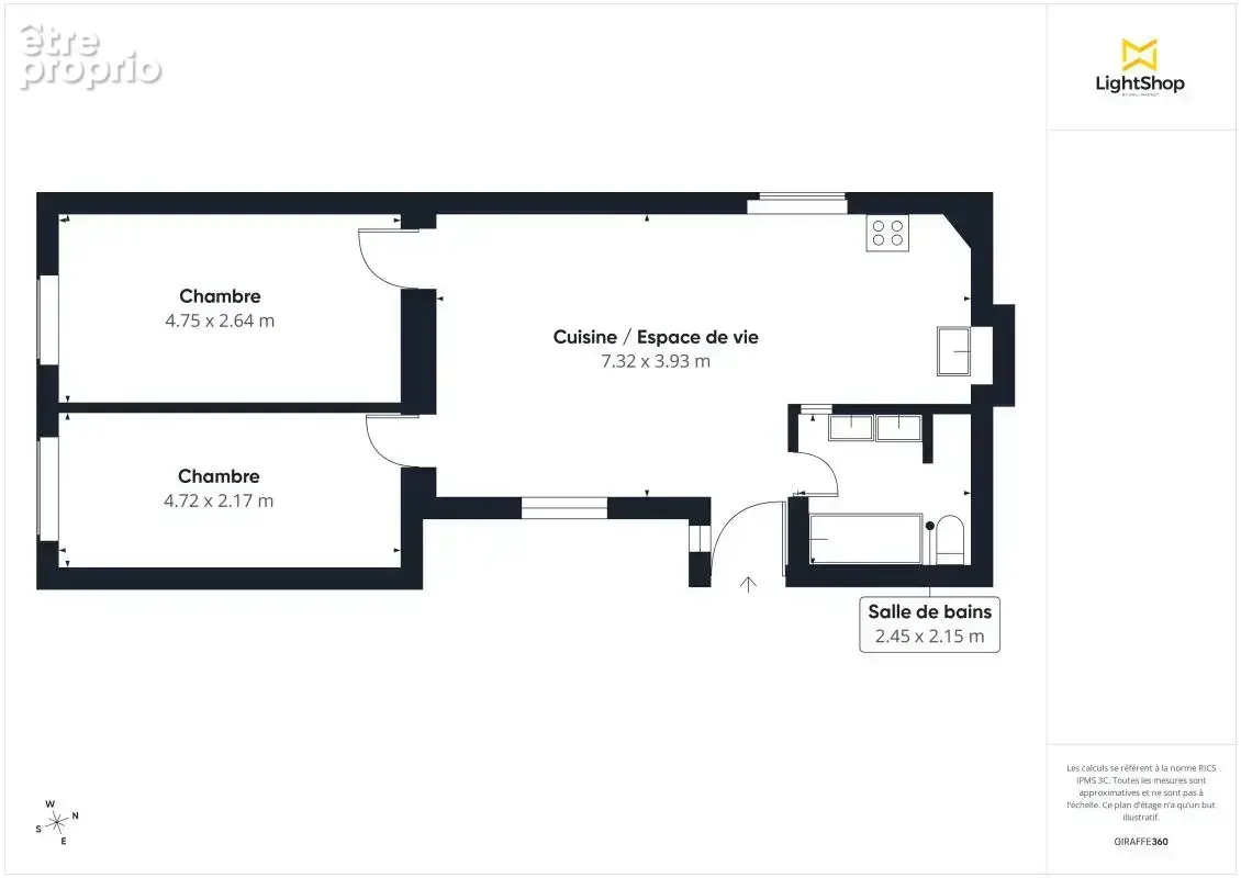 Appartement T3 de 55 m², double vitrage - Rue des Petites Écuries, Paris - photo 16