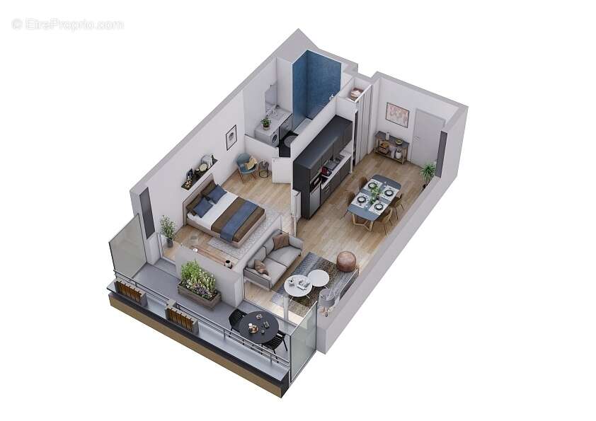 Appartement à FLEURY-SUR-ORNE