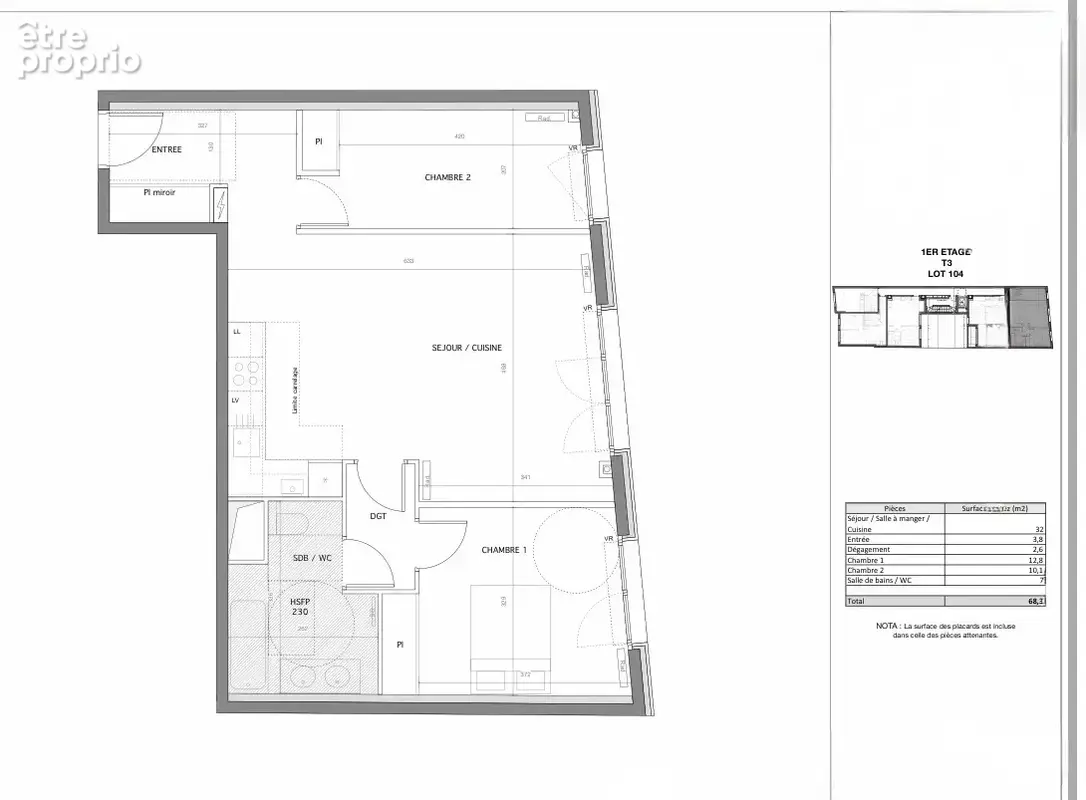Suresnes   appartement neuf de 3 pièces de 68,3 m2   disponible immédiatement - photo 8