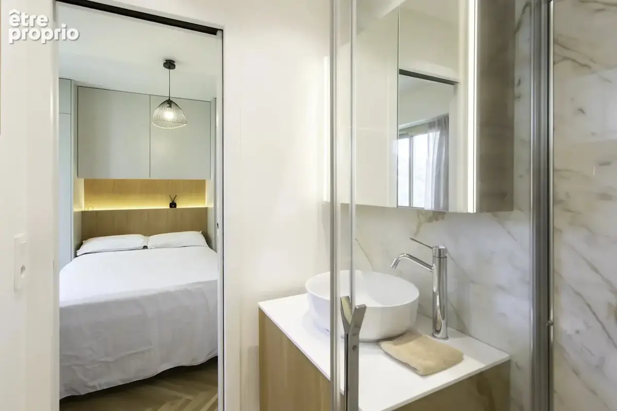 Nice – bas de bellet  3 pièces de 63 m² – terrasse de 35 m² – vue mer panoramique – garage - photo 16