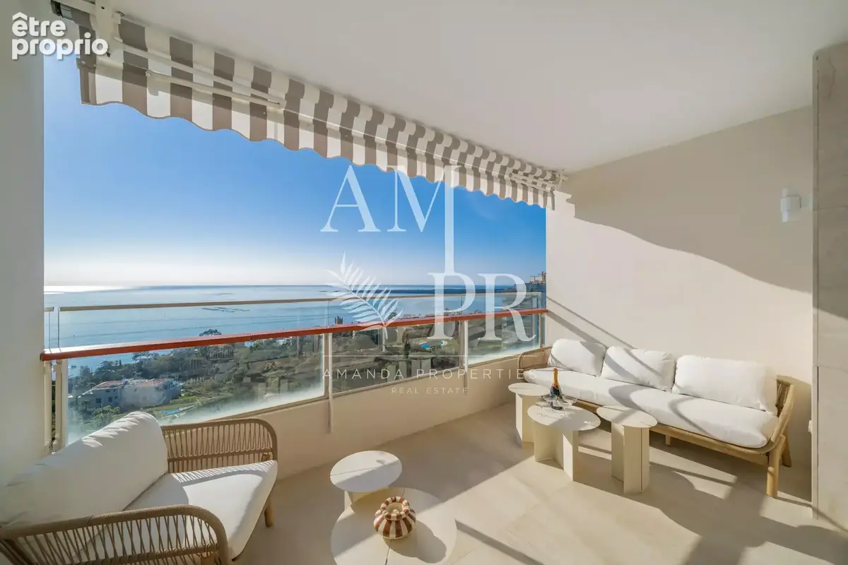 Cannes californie – 3 pièces  84 m²  vue mer panoramique - photo 3