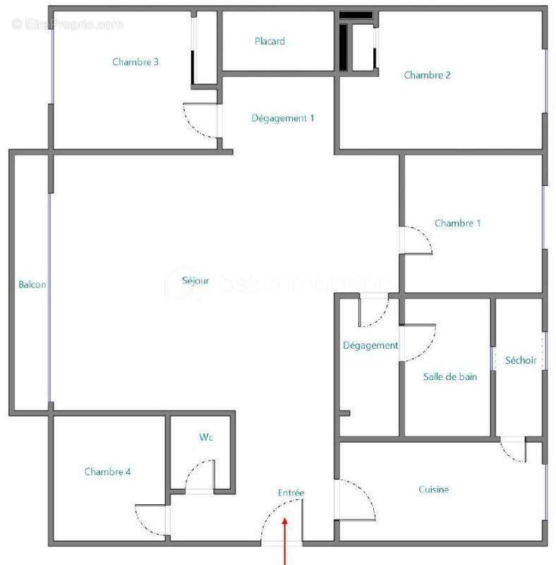 Meudon-la-Forêt – Grand appartement familial de 92 m² – 4 chambres – Dernier étage – À deux pas du Tram T6 - photo 21
