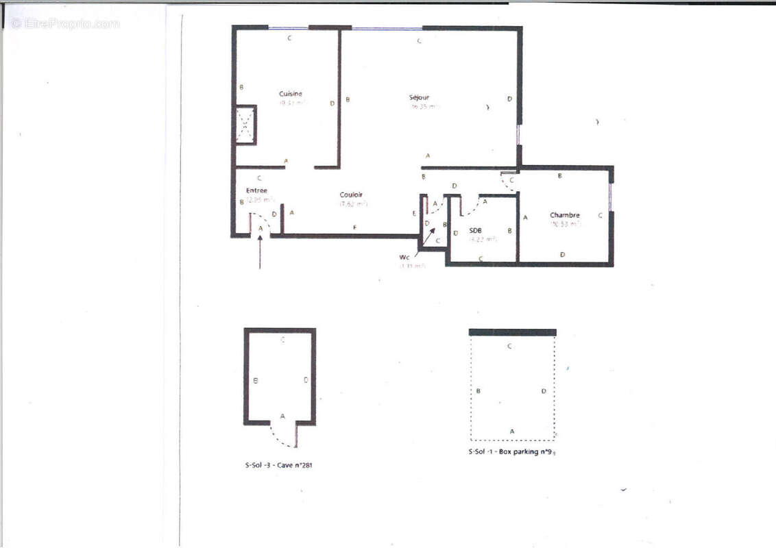 Appartement à PARIS-18E