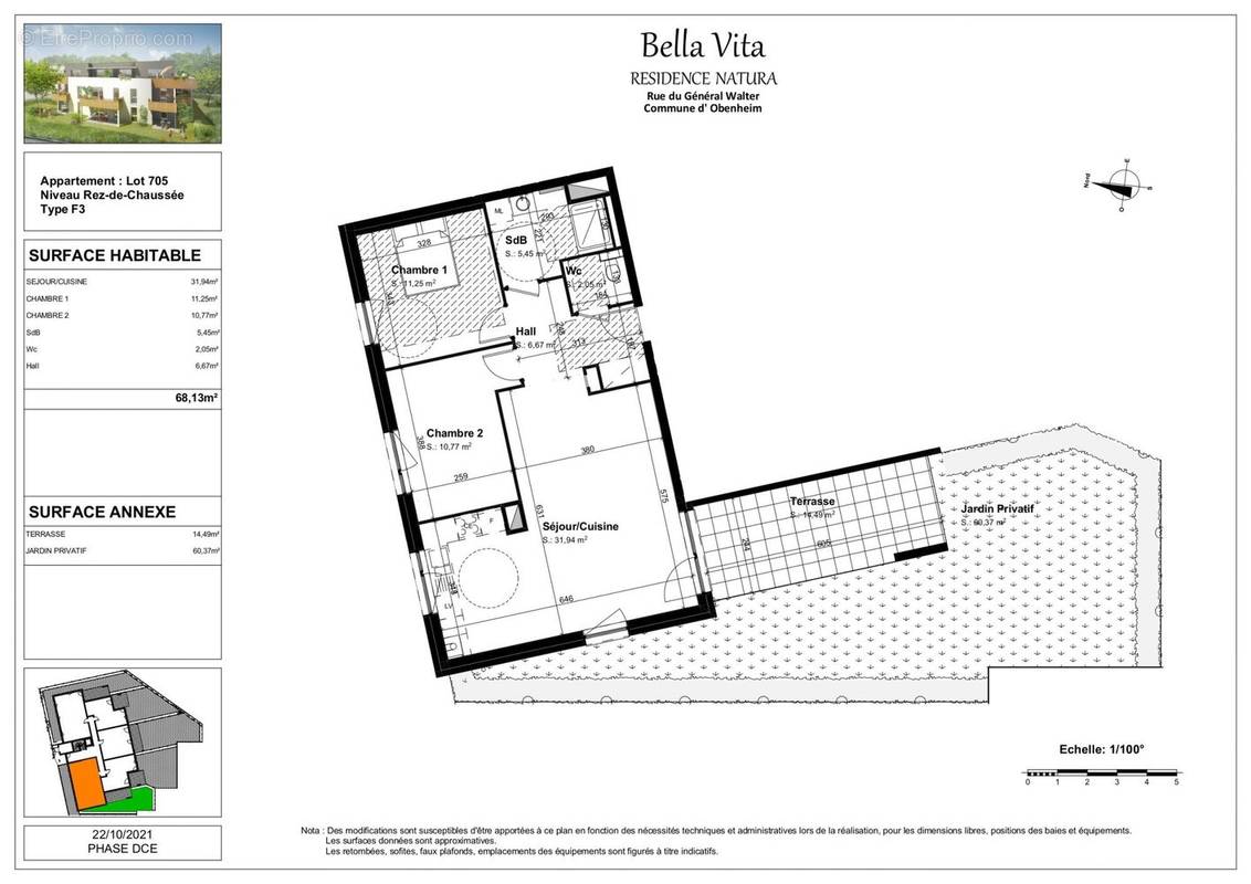Appartement à OBENHEIM