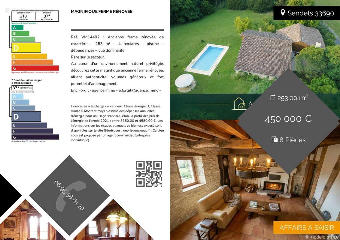 Fiche découverte  - Maison à SENDETS