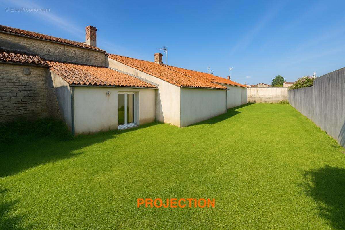Les magnils reigniers (85) - beugne l'abbe - rarissime maison en pierres renovee 4 chambres avec jardin - photo 4