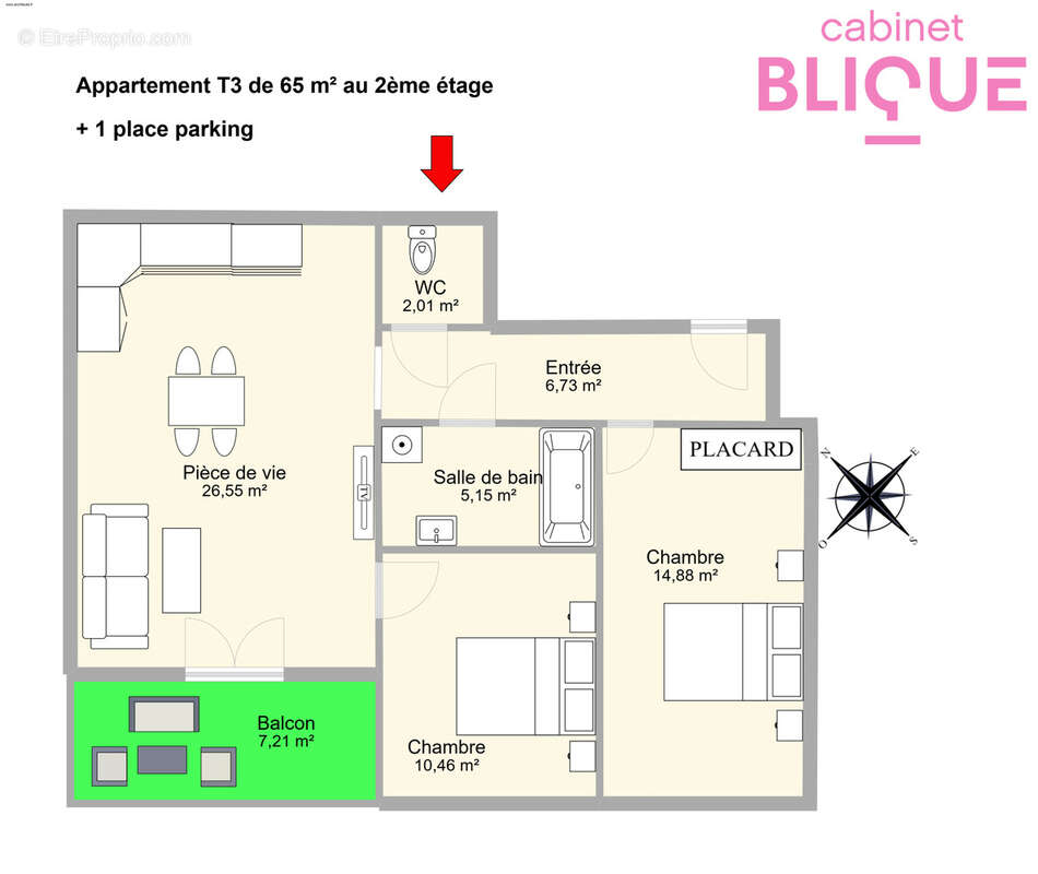 Appartement à NANCY
