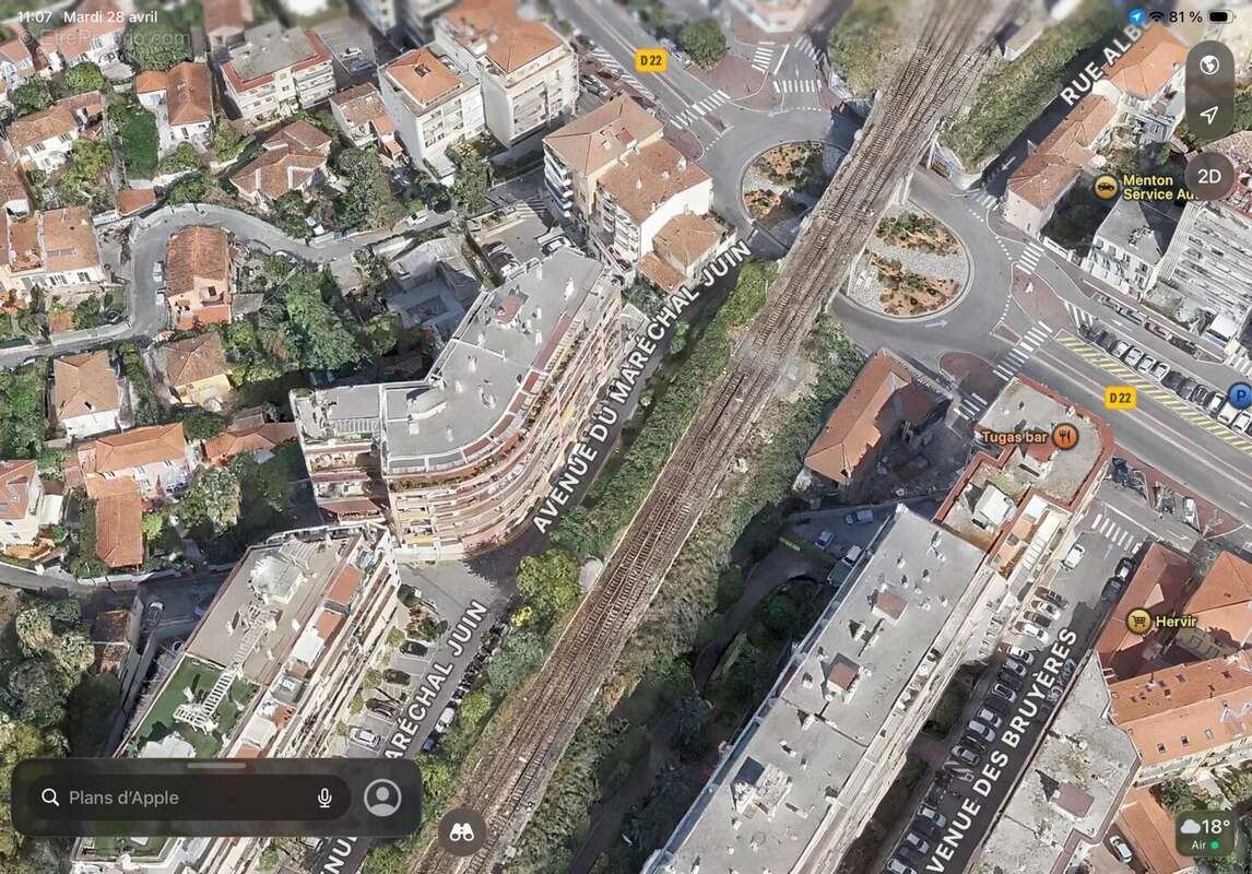 Appartement à MENTON