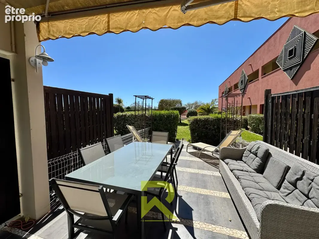 LE CAP D'AGDE - 2 pièces en rez de jardin avec piscine et parking - photo 2