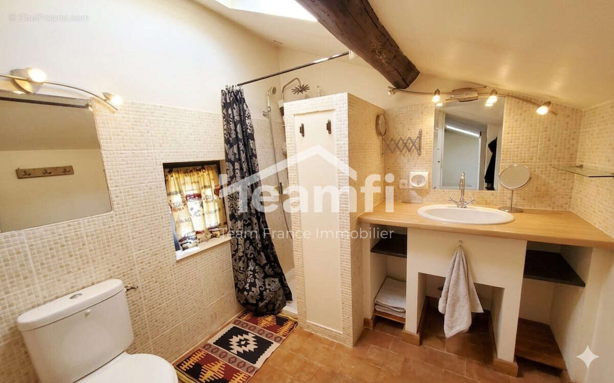 Salle d'eau appartement 2ème - Maison à BESSEGES