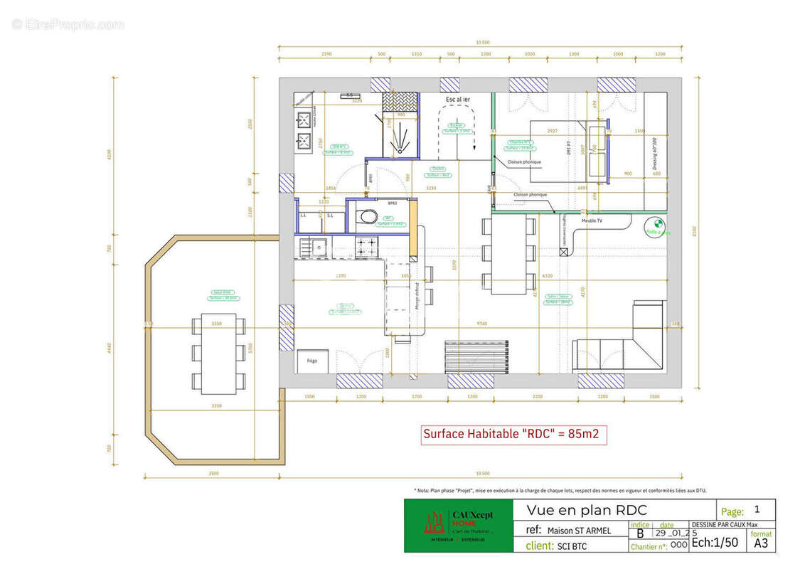 Maison à SAINT-ARMEL