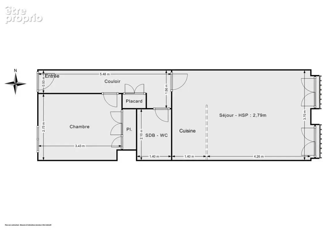 Appartement 2 pièces 40 m² lumineux avec vue dégagée - Rue Saint-Martin, Paris - photo 14