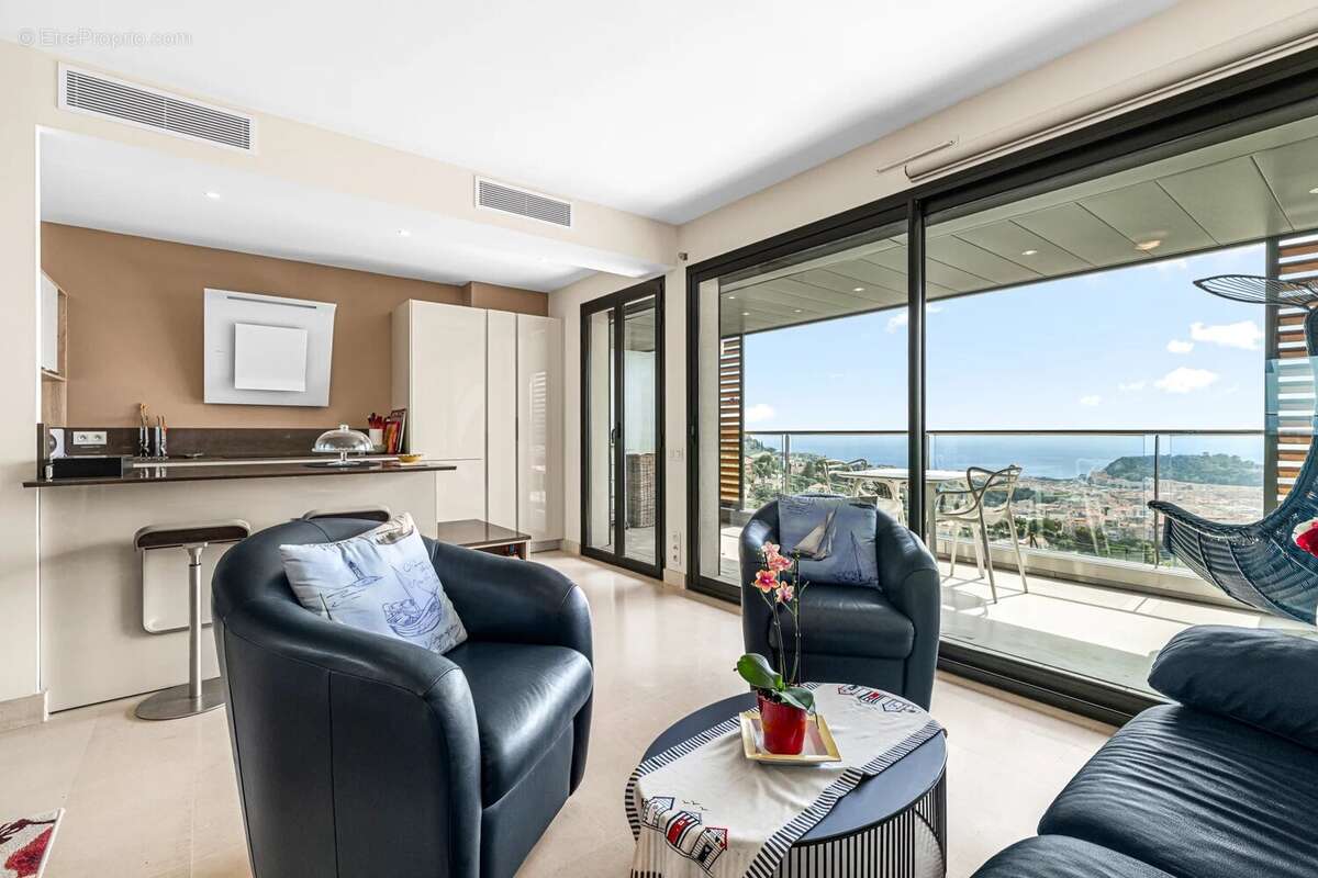 Nice vinaigrier – résidence de prestige "blanche de castille" – 3 pièces de 62 m² – vue mer panoramique & baie des anges – pisci - photo 6