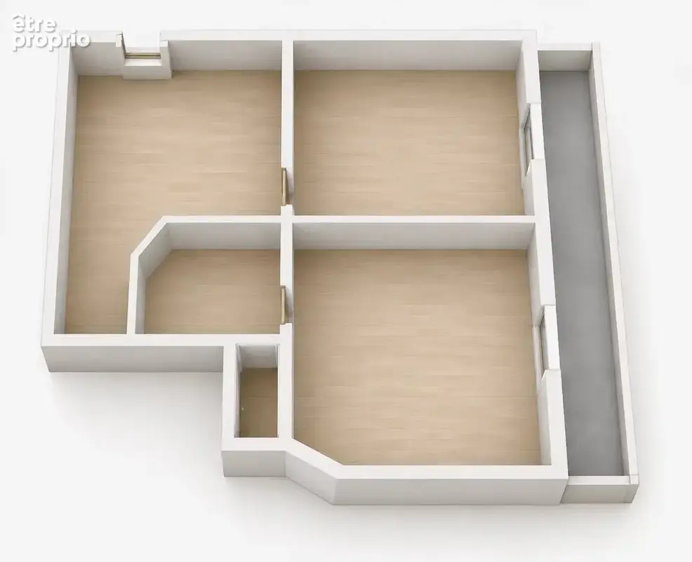 Dernier etage 2 pieces de 35.62m² - photo 10