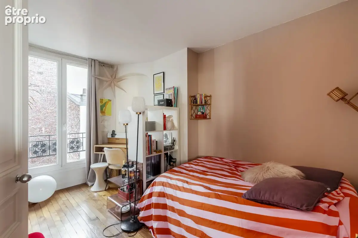 Paris 18e - LAMARCK-CAULAINCOURT / RUE FRANCOEUR - Duplex - 6 pièces - 126,42m² Carrez - 4 chambres - Balcon filant - photo 8